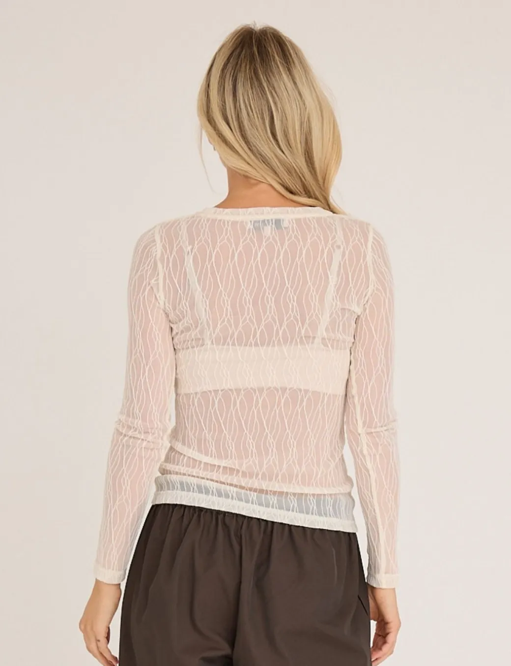 A-View Evalla Bluse - Creme
