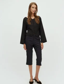 D'ahrling Malsa Structure Bluse - Sort