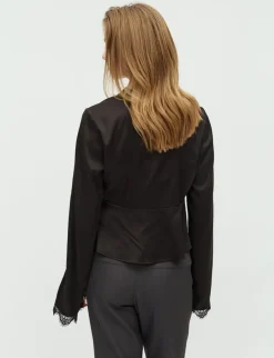 Frakment Saibea LS-F Bluse - Sort