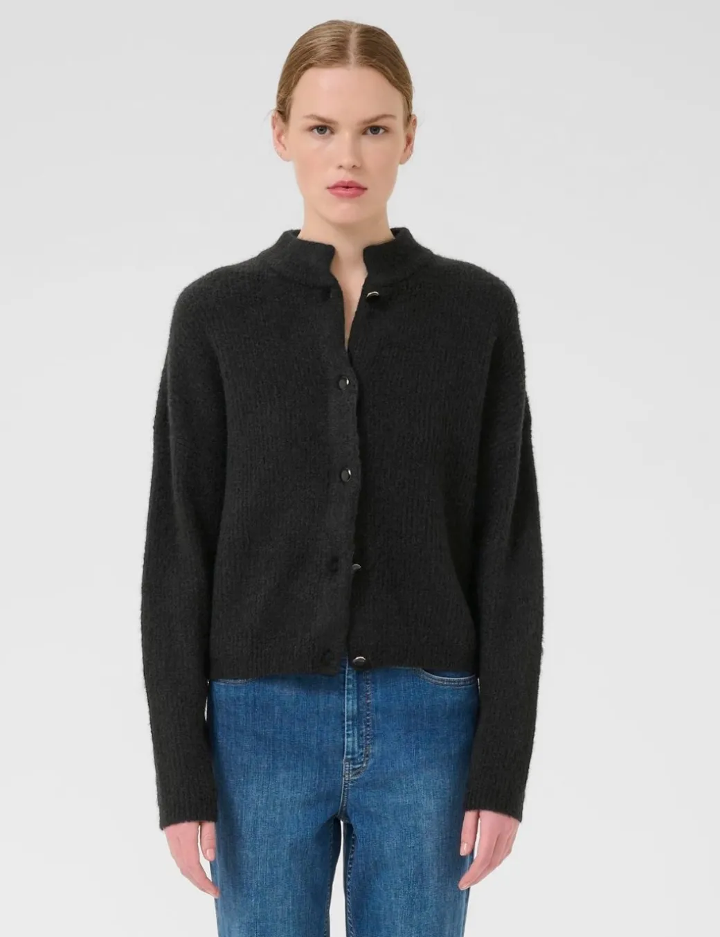Gestuz AlphaGZ Short Cardigan - Sort