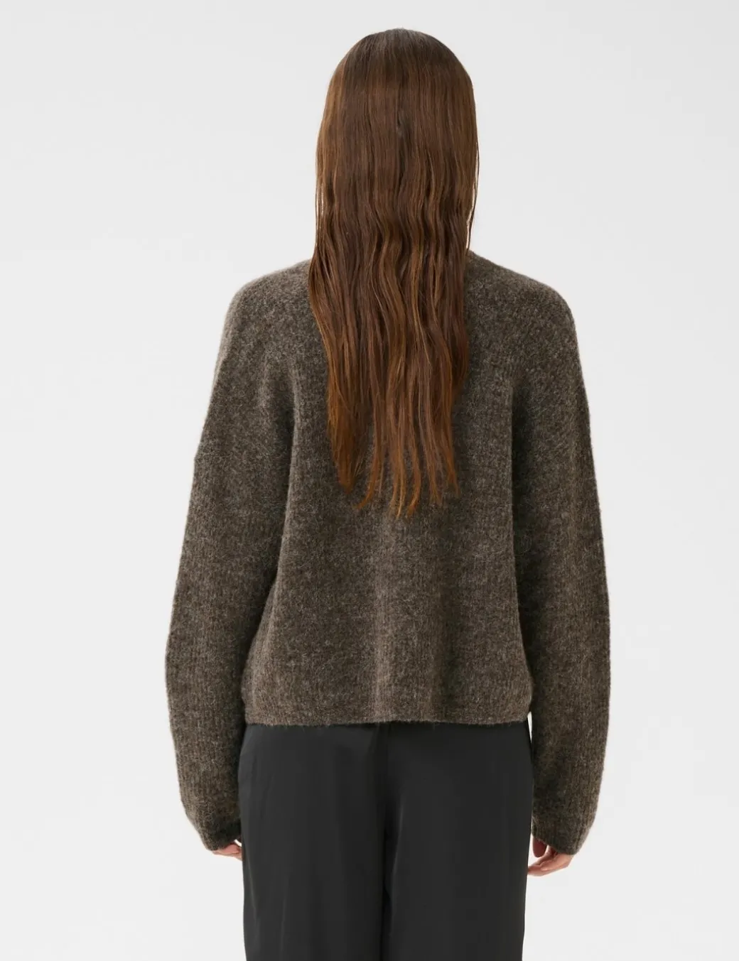 Gestuz AlphaGZ Short Cardigan - Mørkebrun