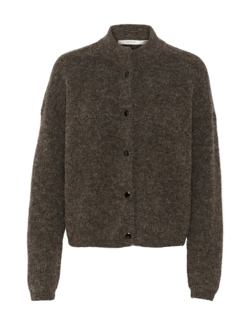 Gestuz AlphaGZ Short Cardigan - Mørkebrun
