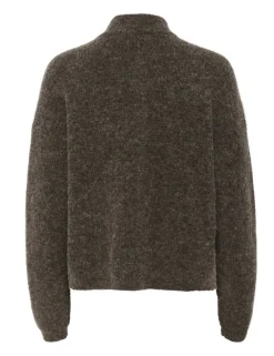 Gestuz AlphaGZ Short Cardigan - Mørkebrun