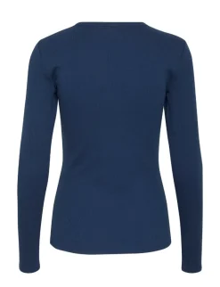 Gestuz DrewGZ LS Logo Top - Blå