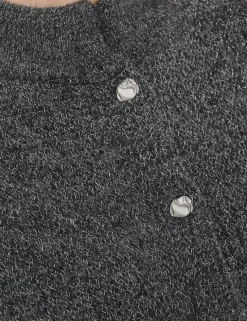 Gestuz GZalpha Shimmer Cardigan - Grå