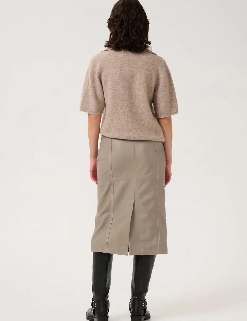 Gestuz GZalpha SS Polo Pullover - Sand