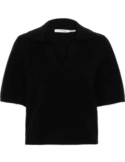 Gestuz GZalpha SS Polo Pullover - Sort