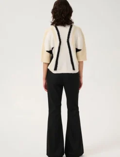 Gestuz GZalpha Strikcardigan - Ivory