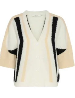 Gestuz GZalpha Strikcardigan - Ivory