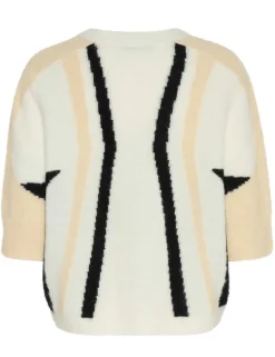 Gestuz GZalpha Strikcardigan - Ivory