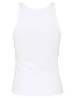 Gestuz GZdrew Rhinestone Logo Tanktop - Hvid