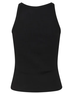 Gestuz GZdrew Rhinestone Logo Tanktop - Sort
