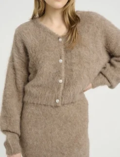 Gestuz SanaGZ Strik Cardigan - Sand
