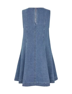 Global Funk Rihann peplum-G Kjole - Denim