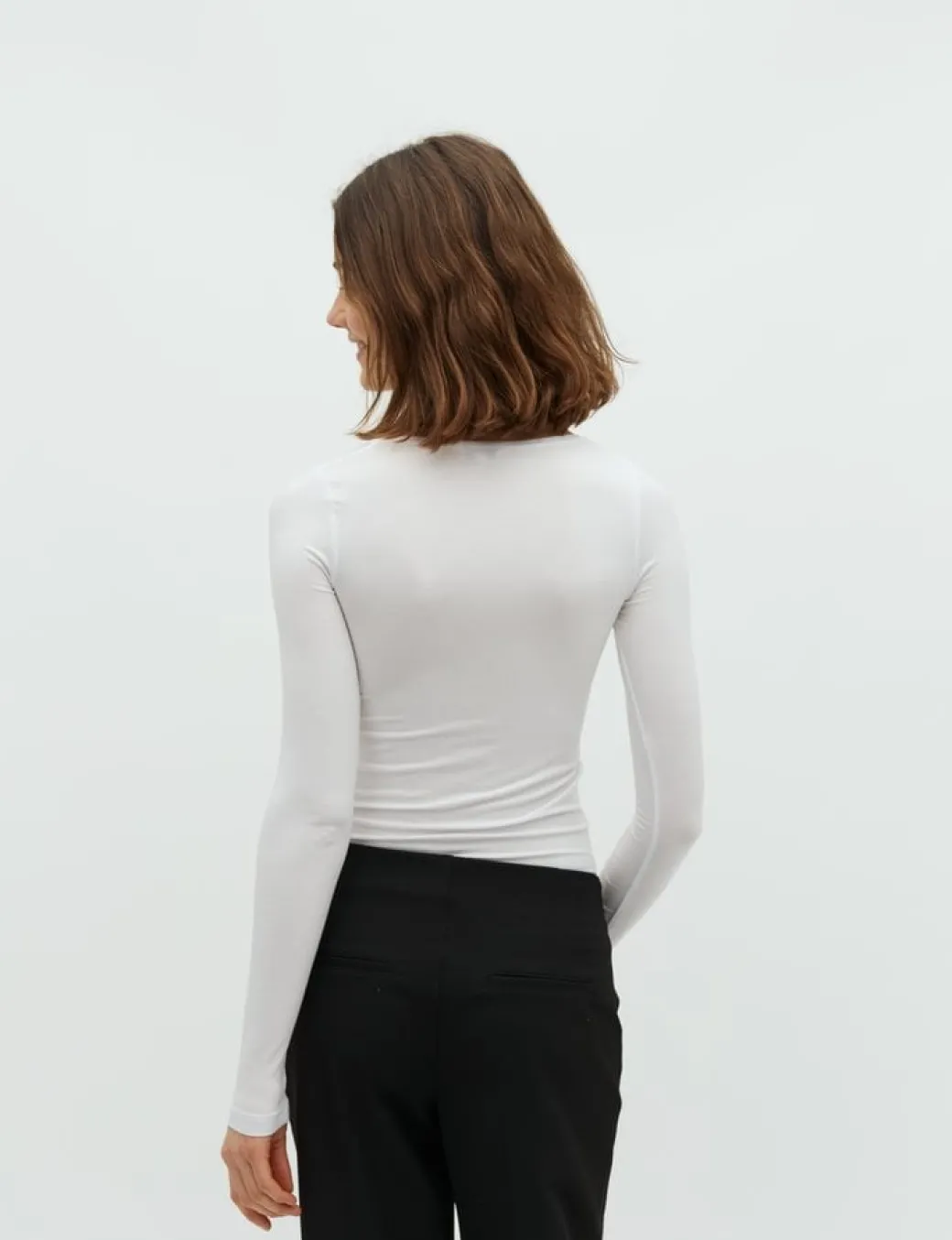 mbyM Anna GG Basic Top - Optical White