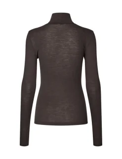 mbyM Ina-M Basic Bluse - Brun