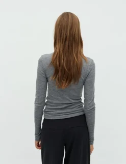 mbyM Ina-M Basic Bluse - Grå