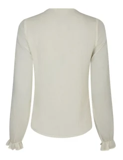 Neo Noir Arloca Bluse - Creme