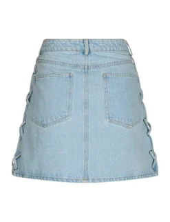 Neo Noir Kessia Braid Nederdel - Denim