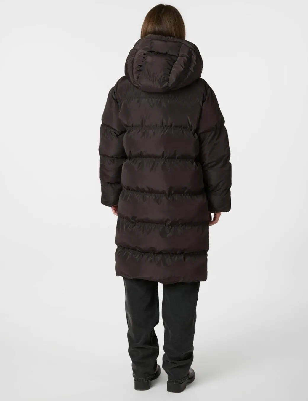 Neo Noir Lucette Puffer Jakke - Mørkebrun
