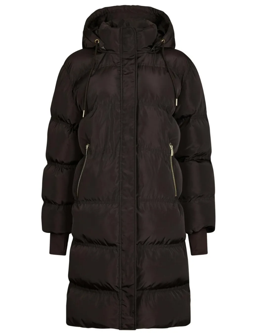 Neo Noir Lucette Puffer Jakke - Mørkebrun