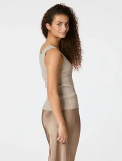 Neo Noir Ollie Knit Top - Sand