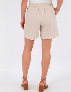 Neo Noir Shea Linen Shorts - Sand