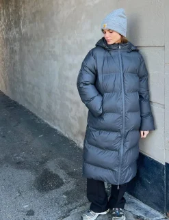 Neo Noir Viviana C Puffer Jakke - Grå